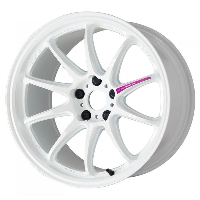 WORK Emotion ZR10 Azure White 19x9.5 +38mm 5x114.3 - WZR10199538YAZW - Subimods.com