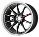 WORK Emotion ZR10 Glim Black Diamond Rim Cut 18x9.5 +38mm 5x114.3 - WZR10189538YGTKRC - Subimods.com