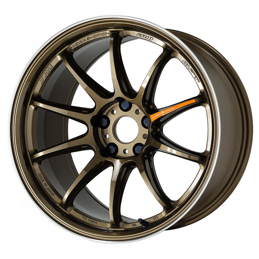 WORK Emotion ZR10 Titanium Diamond Rim 18x9.5 +38mm 5x114.3 — Subimods.com