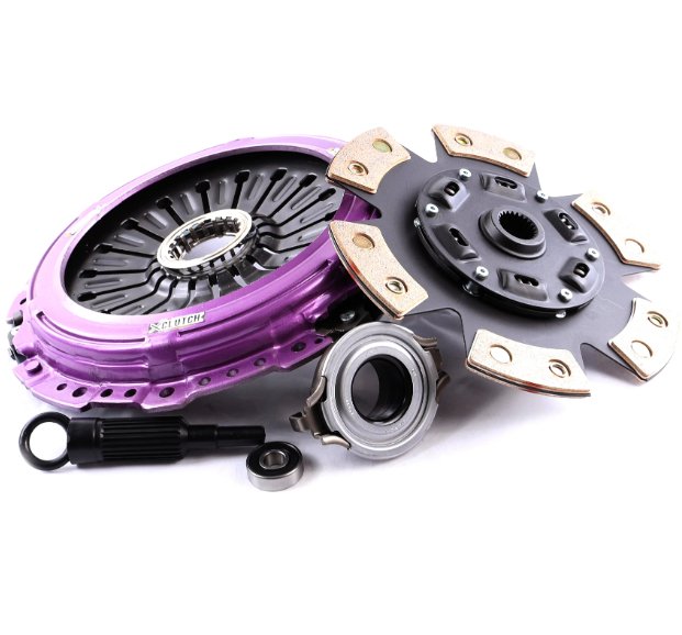 XClutch Stage 2 Single Cushioned Ceramic Clutch Kit | 2008-2015 Mitsubishi Evo X (XKMI24011-1C) main image 1